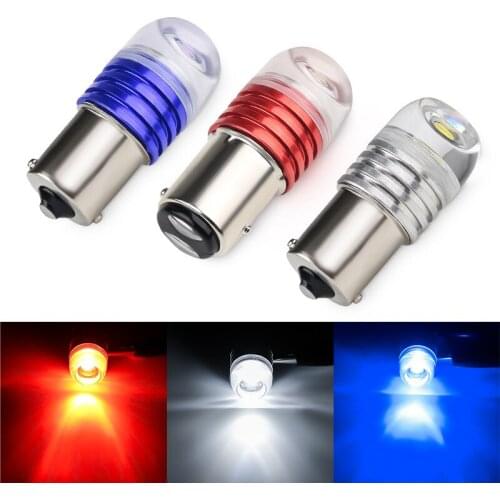 Car LED Concave Lens Light 1156/1157 Turn Signal Brake Light Rogue Reversing Light Motorcycle Tail Universal Automobiles Parts