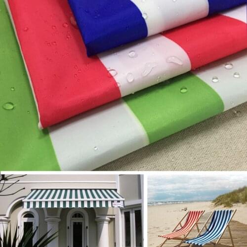 Free Shipping 1*1.5m 210D Awning Stripe Colorful Bar Waterproof Fabric Pu Coat Frame Oxford Fabric
