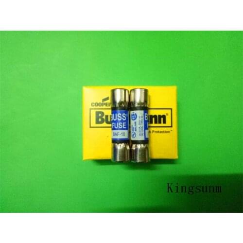 Free shipping 5pcs BAF-10 fuse 10X38 10A BUSSMANN 250V