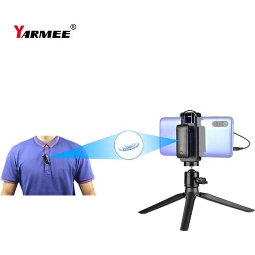 Audio UHF Wireless Lavalier Microphone System Wireless Interview Microphone For Camera Mobile Phone