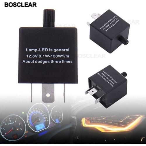 3pins Electronic LED Adjustable Flasher Relay For Turn Signal Light Blinker CF13 CF14KTJL-02 Car or motorcycle LED Flasher Relay
