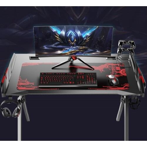 Electronic competition table sense of science and technology game table home office desk and chair set electric lift double desk