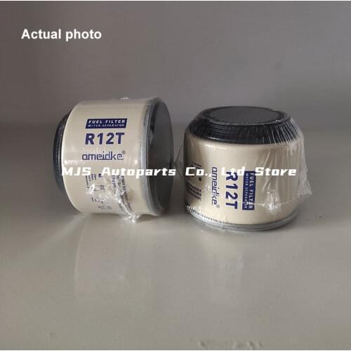 2PCS/4PCS/6PCS) R12 R12S R12T Fuel Water Separator Filter for Racor 140R 120At S3240 Npt Zg1/4-19 SFC-8801-10 Filter Element
