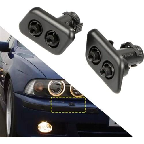 Car Windscreen Washer Wiper Blade Water Spray Jets Nozzles Mounted Onto for BMW 5 Series E39 520i 520d 523i 540iP 525d 525i
