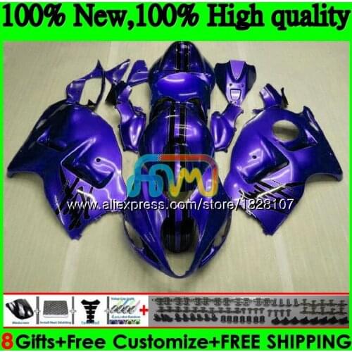 GSXR 1300 For SUZUKI Hayabusa GSXR-1300 2002 2003 2004 2005 2006 Hot blue 2007 49BS.137 GSXR1300 96 02 03 04 05 06 07 Fairing