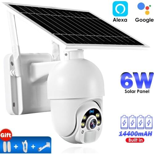 TUYA WiFi IP Camera Outdoor 1080P Google Home Alexa Camera CCTV Camera Wireless Home Security Camera PIR Color Night Vision