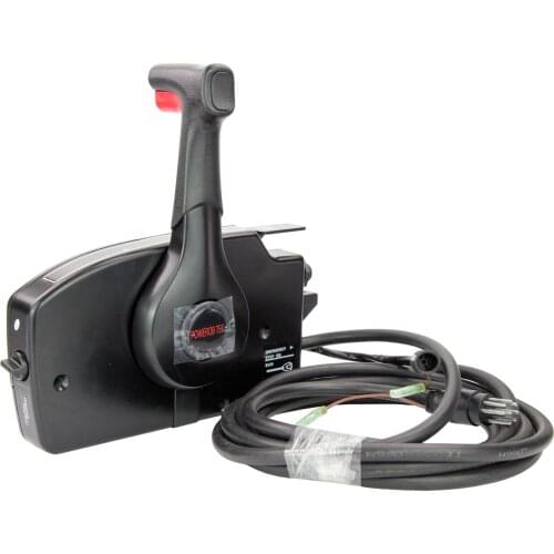 Marine Outboard Remote Control Box Side Mount for Quicksilver Mercury Boat Engine With 15FT 8 Pin Cable 881170A3