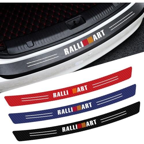 Car Tail Trunk Decoration Bumper Protection Stickers Ralli Art Emblem Badge Decal For Mitsubishi Lancer 10 asx lancer outlander