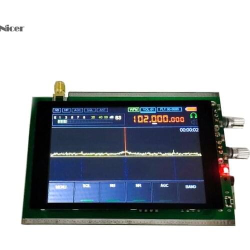 NEW 50K-200MHz Malachite SDR Radio Malahit DSP SDR HAM Receiver + 3.5 Inch LCD