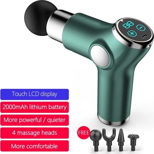 Muscle Massage Gun Mini Pocket 32 Speed Vibration Electric Back Neck Massager Gun For Body Deep Relief Pain Slimming Fascial Gun