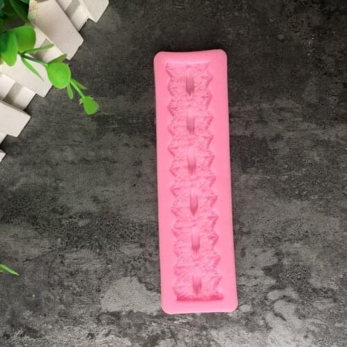 1 Pcs Sugarcraft Border Silicone mold fondant mold cake decorating tools chocolate gumpaste mold