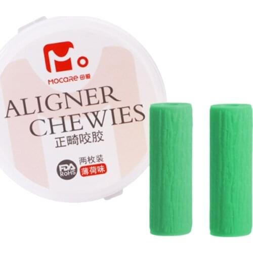 1Pair Tooth Chew Aligners for Tooth Aligner Chewies Aligners Tray Seaters Purple Grape Taste C1FF