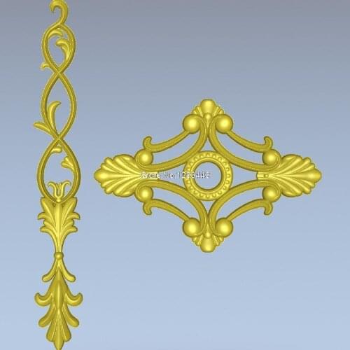 High quality New 3D model for cnc 3D carved figure sculpture machine in STL file 3D furniture decoration Decor_96