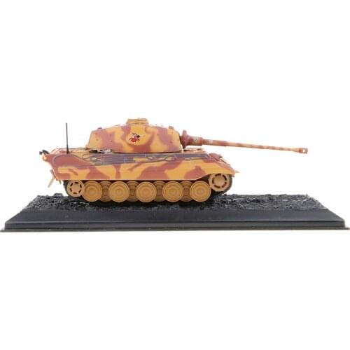 1:72 German WWII PzKpfw VI B Kingtiger-1944 Diecast Tank Model Collectibles