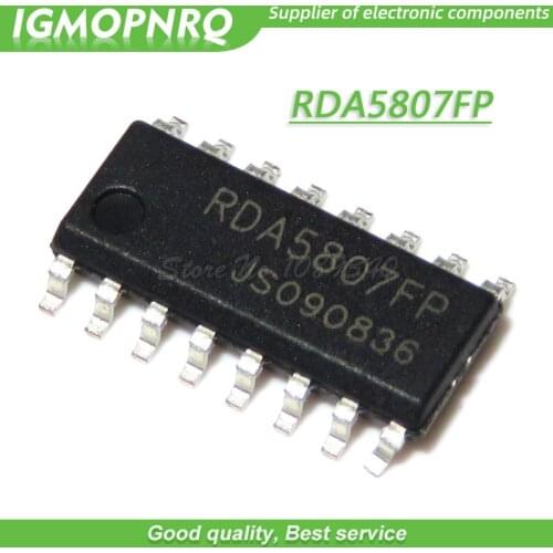 10pcs RDA5807FP RDA5807 SOP-16 FM FM stereo radio chip New Original