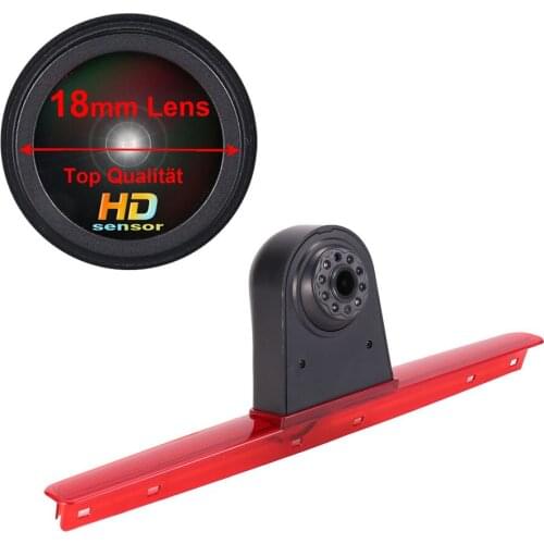 18mm HD lens waterproof car camera for VW T5 2003-2015 Vehicle Backup Camera Centre High Mount Stop Lamp Parking Light