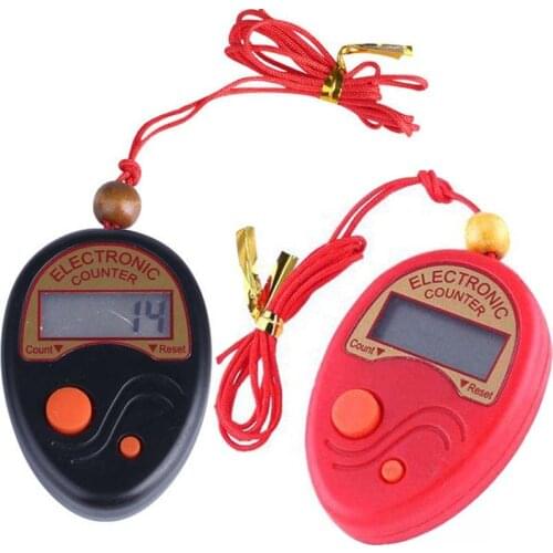 Electronic Digital tally counter clicker LCD 5 Digit hand held Handheld finger Tally Counter Clicker manual Golf 20pcs/lot