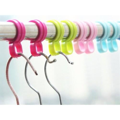 5pcs Windbreak Hook Outside Clothes Drying Hanger 4 Color Select Plastic Hook Holder Creative Home Storage