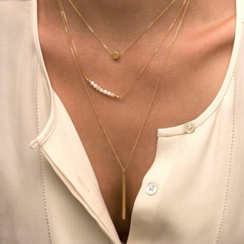 2018 Vintage Jewelry Antique new cristal bead Multi layer Necklaces Long Necklace Women collier plastron collane e ciondoli