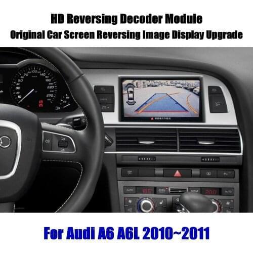 Car Screen Upgrade Display Update For Audi A6 A6L 2008 2009 2010 HD Decoder Box Player Rear Reverse Parking Camera Image