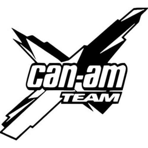 Black/Sliver Cool can-am TEAM Sticker Fashion Graphics Vinyl Sticker Car Accessories Car Decor C254