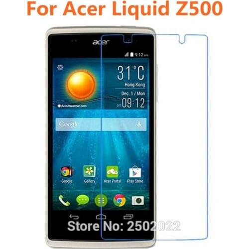 For Acer Liquid Z500 Tempered Glass Protective Film Explosion-proof Screen Protector Acer Liquid Z500 Guard pelicula de vidro