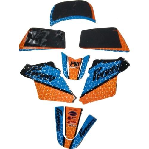 Children ATV GRAPHICS BACKGROUNDS DECALS STICKERS FOR YAMAHA PW50 ALL YEAR