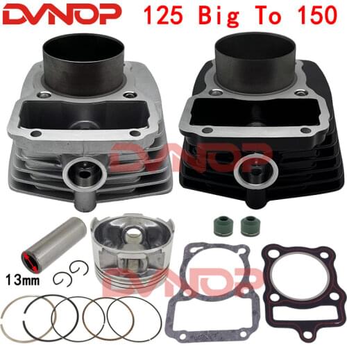 Motorcycle Cylinder Piston Ring Gasket Kit for Honda XR 125 L NXR125 XR125L BROS TO 150 62mm Big Bore Modification