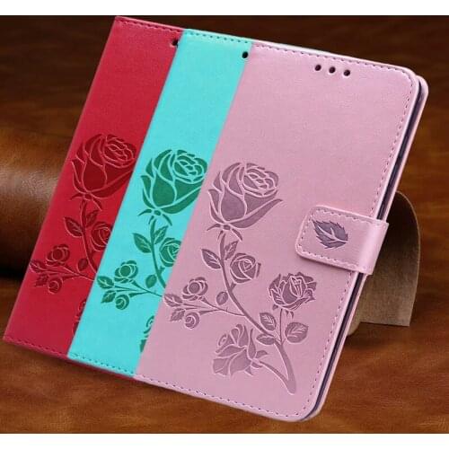 Rose Flower Leather Wallet Case For iPhone 12 Mini 11 Pro XS Max X XR 8 7 6 6S Plus SE iPhone12 Mini Cases Flip Phone Bag Cover