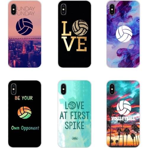 Cute Love Volleyball Accessories Phone Cases Covers For Huawei Y5 Y6 Y7 Y9 Prime Pro GR3 GR5 2017 2018 2019 Y3II Y5II Y6II