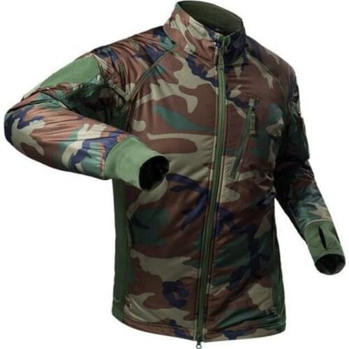 Jungle Forest Camouflage Outdoor Jacket Combat Shirt Mens Wearing Coat Army Training Hiking Camping Fishing Fashion Bomber M65