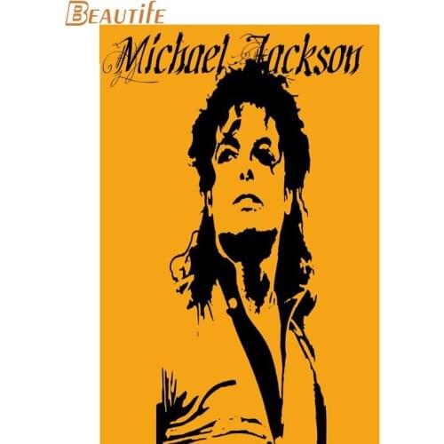 New Arrival MichaelJackson Poster Cloth Silk Poster Home Decoration Wall Art Fabric Poster Print 30X45cm,40X60cm.50X75cm,60X90cm