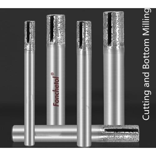 Quartzite Granite SandStone carving knife,granite CNC carving machine tool,flat-end milling cutter,diamond sintering end mill