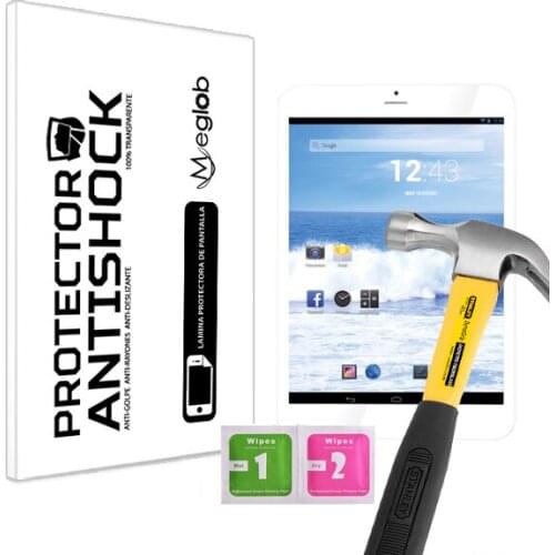 Screen protector Anti-Shock Anti-scratch Anti-Shatter compatible with Tablet Trevi MiniTab 3G S8