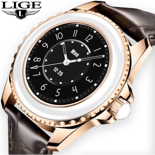 LIGE Fashion Smart Watch Men Heart Rate Blood Pressure Monitoring Call Remind Fitness Tracking Sport Waterproof Women Smartwatch