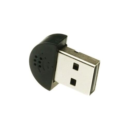 Super Mini USB 2.0 Microphone Portable Studio Speech Mic Audio Adapter Driver Free for Laptop/Notebook/PC/MSN/Skype