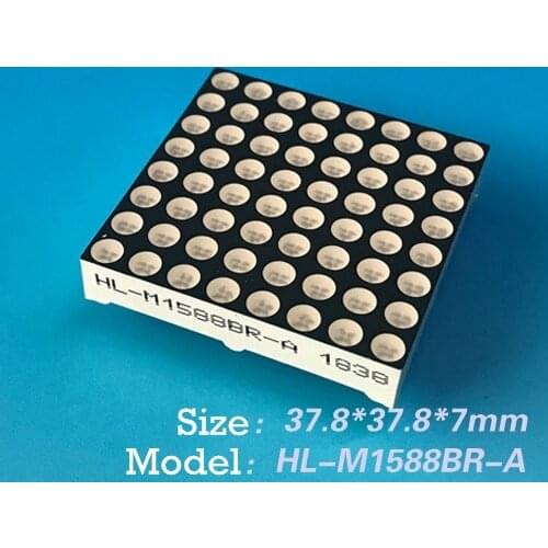 LED Dot Matrix Red Dot Matrix 3.75 red double do single dot matrix display dot matrix 8*8 dot matrix