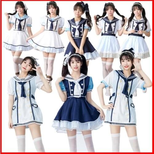 Love Live Cosplay Marine Dress Sailor Costume Halloween Cosplay Costume For Women Adult Girls Anime Party Performance Sexy