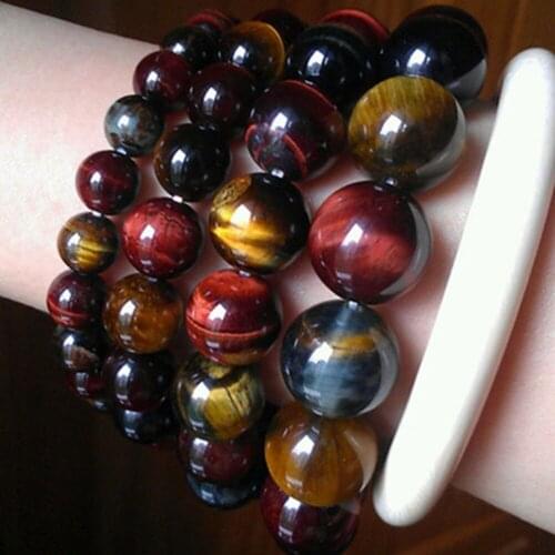 1Pc New Arrival Unique New Tiger Eye Buddha Bracelets Trendy Natural Stone Jewelry for Women Men Gifts 4 Sizes
