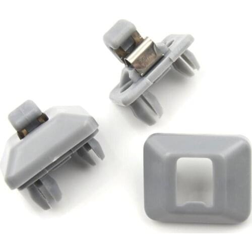 1pcs Grey Plastic Auto Interior Sun Visor Clip Holder Hook For Audi A3 A4L A5 Q3Q5 TT