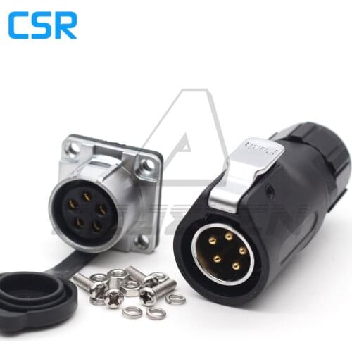 XHP20 series, Cable connector, Car power charging connector 5 pin, Waterproof Dust-proof Cable Screw 5pin