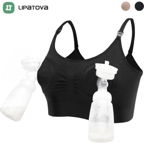 Maternity Bra For Breast Pump Special Nursing Bra Hands Pregnancy Clothes Breastfeeding Pumping Bra Can Wear All Day