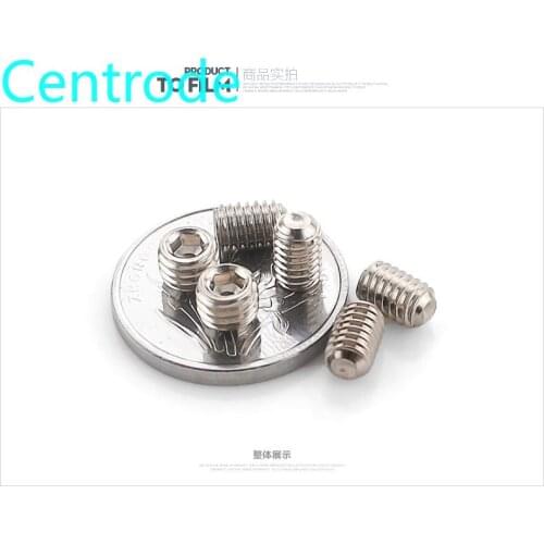 DIN916 socket head less hexagon set screw head less screw machine m2.5-m5 from stock 10Pcs