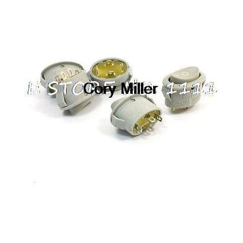 DPST 4 Terminals On/Off/On 3 Positions Boat Rocker Switch 250VAC 3A/6A