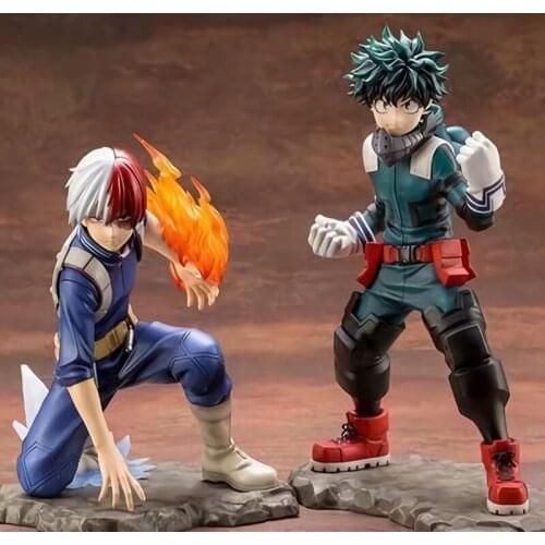 ABIXG My Hero Academia Anime Figure Todoroki Shoto Midoriya Izuku deku Bakugou Katsuki Model Decorations Doll Toys For Children