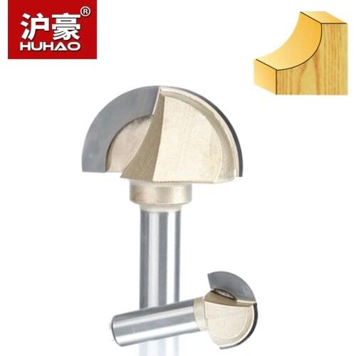 HUHAO 1pc Double Edging Router Bits for Wood Cove Box Bit Tungsten Carbide Woodworking Endmill 1/2" 1/4" Shank Milling Cutter