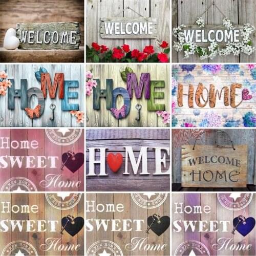 GATYZTORY 60x75cm Frame Diy Painting By Numbers Kit English words Wall Art Picture By Numbers Coloring By Numbers For Home Decor