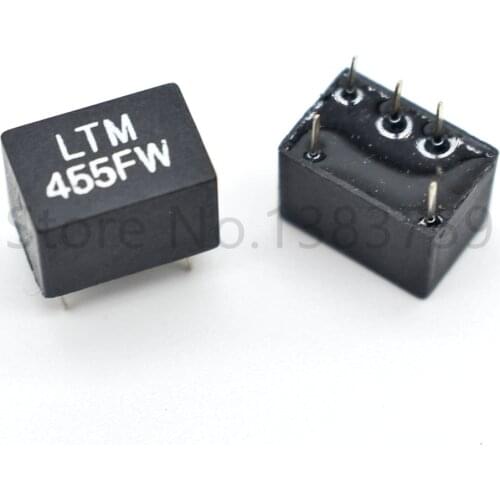 5pcs LTM455FW Ceramic Filter Communication Machine Inline 455F 2+3 455KHZ 5P