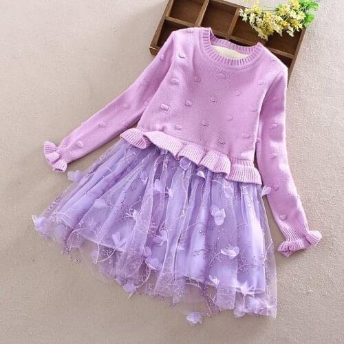 Girls Clothes Set Long Sleeve Sweater Shirt 2 Pcs Suit Knit Baby Outfits for Kids Girls Children Clothes 3 to 13 Years HPY200