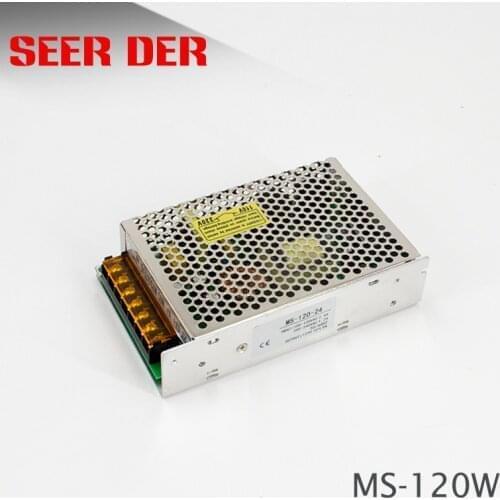 Mini smps 120w 24 volt 5 amp PSU 220 vac to 24 vdc power supply for cctv camera MS-120-24
